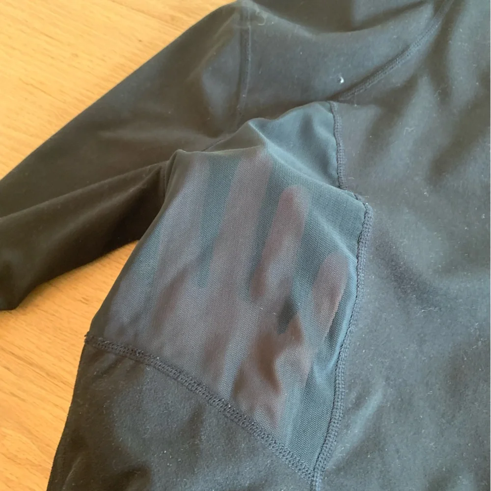 Zella‎ Women’s Track Jacket Mesh Panels Black Size M Preowned